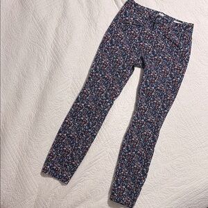 GAP Floral Stretchy Jeans